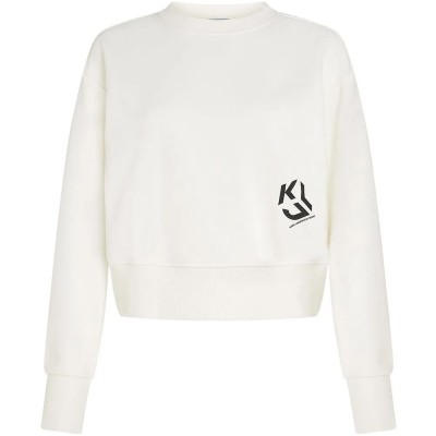 блуза,дамски,блузи,karl,lagerfeld,jeans,a2w20052,sweatshirt,white,(egret)