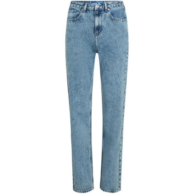 дънки,мъжки,панталони,дамски,панталони,karl,lagerfeld,jeans,b3w10065,straight,fit,high,waist,jeans,blue,(light,blue)