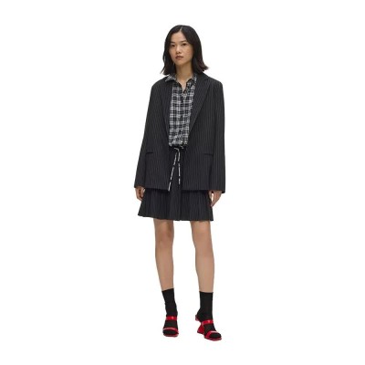 пола,дамски,поли,и,рокли,karl,lagerfeld,jeans,b3w12016,short,skirt,black,(klj,yarn,dyed,pinstripe)