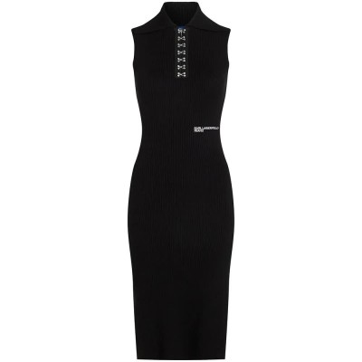 рокля,дамски,поли,и,рокли,karl,lagerfeld,jeans,b3w13008,sleeveless,short,dress,black,(black)