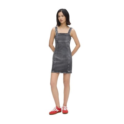 рокля,дамски,поли,и,рокли,karl,lagerfeld,jeans,b3w13051,sleeveless,dress,grey,(soft,tinted,blue)