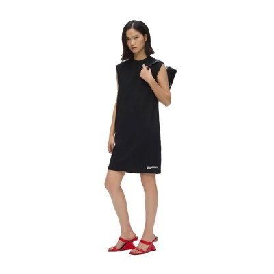 рокля,дамски,поли,и,рокли,karl,lagerfeld,jeans,b3w13054,sleeveless,dress,black,(black)