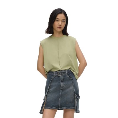 тениска,мъжки,тениски,дамски,тениски,karl,lagerfeld,jeans,b3w17038,sleeveless,t,shirt,green,(tea)