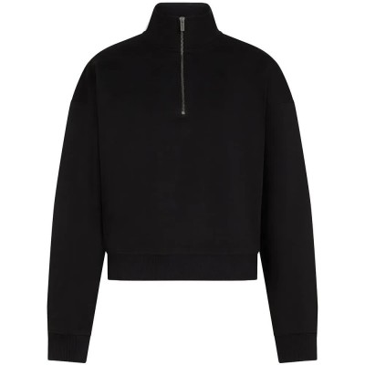 блуза,дамски,блузи,karl,lagerfeld,jeans,b3w20016,half,zip,sweatshirt,black,(black)