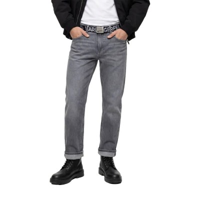 дънки,мъжки,панталони,дамски,панталони,karl,lagerfeld,jeans,b4m10027,straight,fit,jeans,grey,(light,grey)