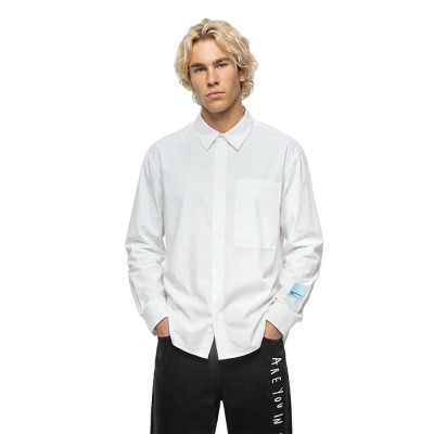 риза,с,дълъг,ръкав,дамски,ризи,мъжки,ризи,karl,lagerfeld,jeans,b4m16022,long,sleeve,shirt,white,(white)