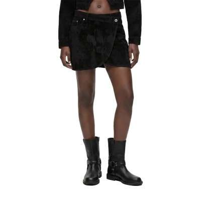 пола,дамски,поли,и,рокли,karl,lagerfeld,jeans,b4w12028,short,skirt,black,(velvet,denim)