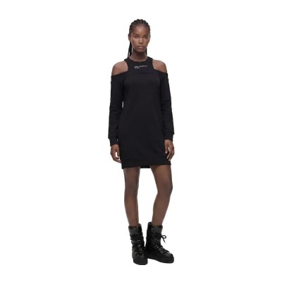 рокля,дамски,поли,и,рокли,karl,lagerfeld,jeans,b4w13038,3,4,sleeve,dress,black,(black)
