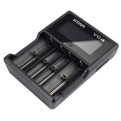 батерии,xtar,vc4,batteries,charger,silver,(black)