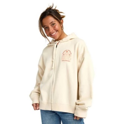 блуза,дамски,блузи,billabong,el,sol,full,zip,sweatshirt,refurbished,beige,(white,cap)