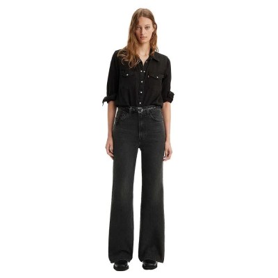 дънки,мъжки,панталони,дамски,панталони,levi´s,®,ribcage,bell,slim,fit,high,waist,jeans,refurbished,black,(blacks,a7503,0007)