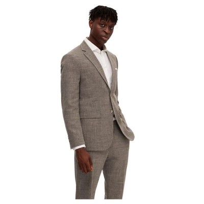 сако,мъжки,сака,selected,oasis,slim,fit,blazer,refurbished,beige,(dark,sand,melange)