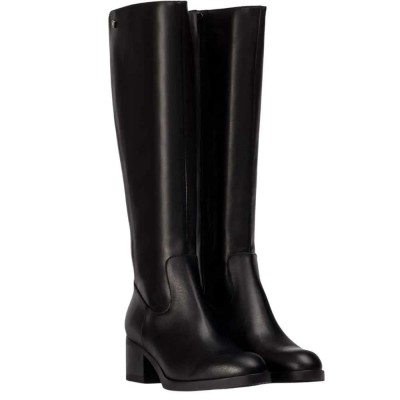 обувки,дамски,боти,мъжки,боти,wonders,santafé,50,heel,boots,refurbished,black,(black)
