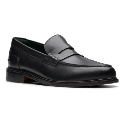 мъжки,обувки,дамски,обувки,clarks,shoes,craft,james,lo,loafers,refurbished,black,(black,leather)