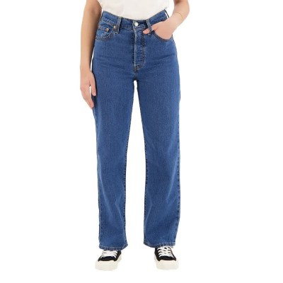 дънки,мъжки,панталони,дамски,панталони,levi´s,®,ribcage,straight,ankle,fit,jeans,refurbished,blue,(cool,as,a,pickle)