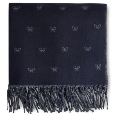 шал,ръкавици,шапки,и,шалове,silbon,racket,scarf,blue,(navy,blue)