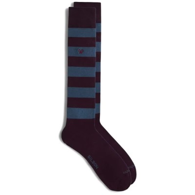 чорапи,мъжки,чорапи,дамски,чорапи,silbon,striped,socks,brown,(burgundy)