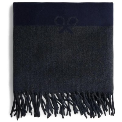 шал,ръкавици,шапки,и,шалове,silbon,two,tone,racket,scarf,black,(multicolor)