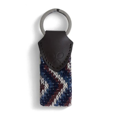 ключодържатели,silbon,woven,leather,keychain,multicolor,(blue)