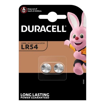 батерии,duracell,lr54,1.5v,button,battery,2,pieces,golden,(silver)