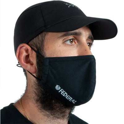 други,аксесоари,federal,face,mask,black,(white)