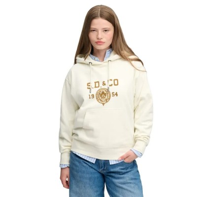 суичър,дамски,блузи,superdry,athletic,flock,hoodie,beige,(cream)