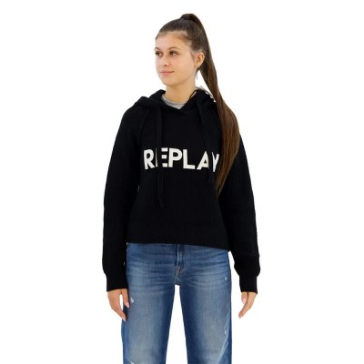 суичър,дамски,блузи,replay,dk3560.000.g22726,hoodie,refurbished,black,(black)