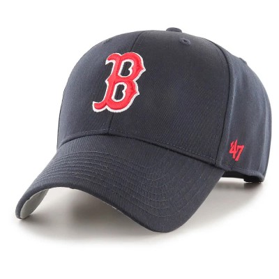 шапка,всички,шапки,47,mlb,boston,red,sox,raised,basic,mvp,cap,blue,(navy)
