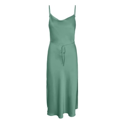 рокля,дамски,поли,и,рокли,yas,thea,sleeveless,long,dress,refurbished,green,(malachite,green)