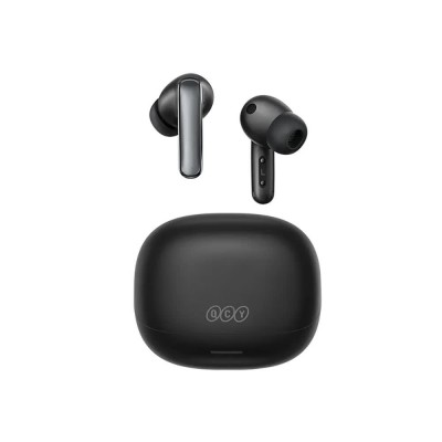 слушалки,слушалки,qcy,melobuds,n65,wireless,earphones,silver,(black)