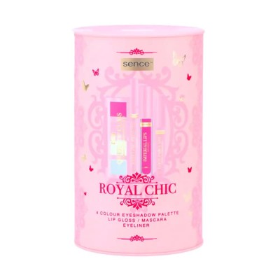 хигиена,тяло,sence,royal,chic,cosmetic,case,4,pieces,pink,(pink)
