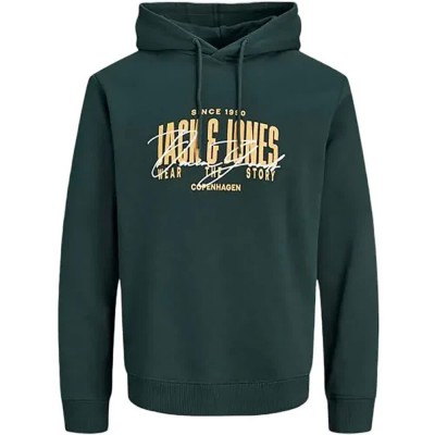 суичър,мъжки,пуловери,jack,&,jones,aero,hoodie,green,(green)