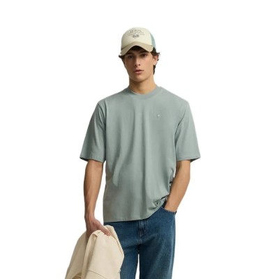 тениска,мъжки,тениски,дамски,тениски,silbon,le,champs,special,fit,short,sleeve,t,shirt,green,(green)