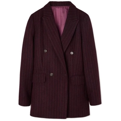 сако,мъжки,сака,silbon,pinstripe,blazer,purple,(bordeaux)