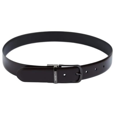 колан,колани,silbon,reversible,classic,belt,black,(black)
