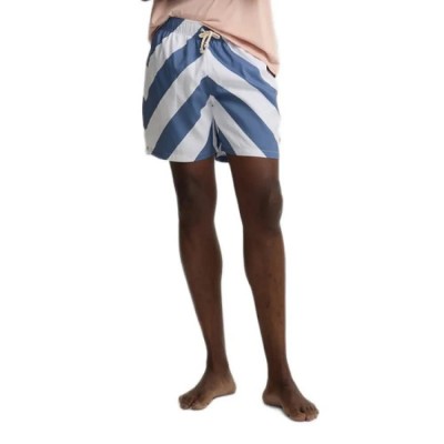 бански,гащета,мъжки,бански,костюми,silbon,striped,swimming,shorts,blue,(blue)