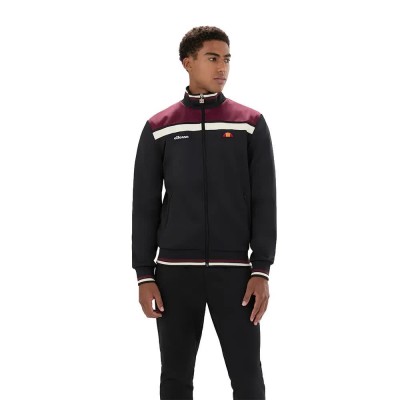 яке,мъжки,анцузи,ellesse,vignola,tracksuit,jacket,black,(black,burgundy)