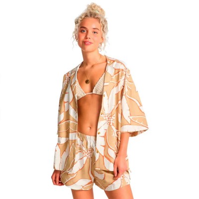 риза,с,къс,ръкав,дамски,ризи,мъжки,ризи,billabong,beach,side,short,sleeve,shirt,yellow,(stone)