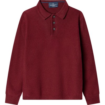 дамски,блузи,с,яка,мъжки,блузи,с,яка,hackett,hk7000024,long,sleeve,polo,red,(burgundy,red)