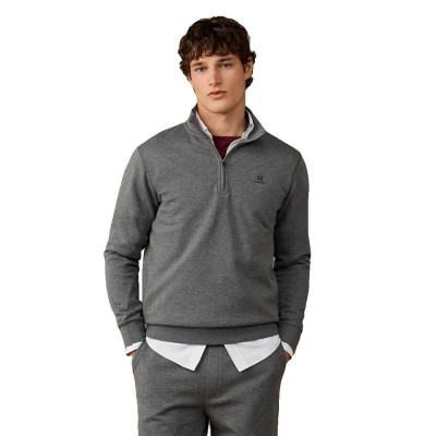 блуза,мъжки,пуловери,hackett,hm5800195,half,zip,sweatshirt,grey,(charcoal,grey)