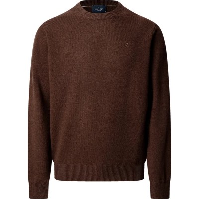 блуза,мъжки,пуловери,дамски,пуловери,hackett,hm7000287,sweater,brown,(ebony,brown)