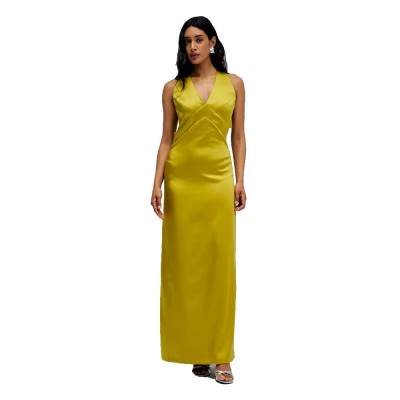 рокля,дамски,поли,и,рокли,salsa,jeans,21012089,sleeveless,long,dress,green