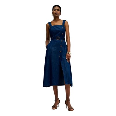 рокля,дамски,поли,и,рокли,salsa,jeans,21012129,sleeveless,midi,dress,blue,(dark,blue)