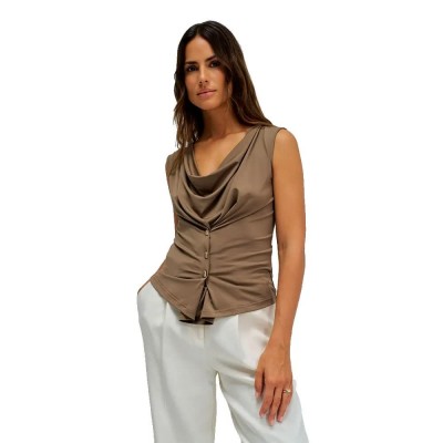 тениска,мъжки,тениски,дамски,тениски,salsa,jeans,21012157,sleeveless,t,shirt,brown,(brown)