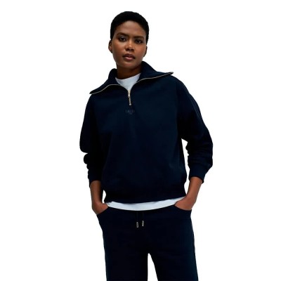 блуза,дамски,блузи,salsa,jeans,branding,full,zip,sweatshirt,blue,(blue)