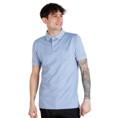 дамски,блузи,с,яка,мъжки,блузи,с,яка,newwood,ciro,cotton,poly,short,sleeve,polo,blue,(chambray)