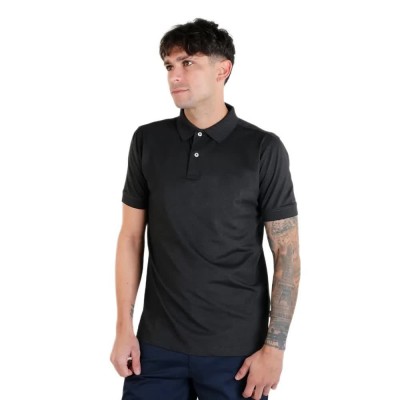 дамски,блузи,с,яка,мъжки,блузи,с,яка,newwood,ciro,cotton,poly,short,sleeve,polo,black,(charcoal)
