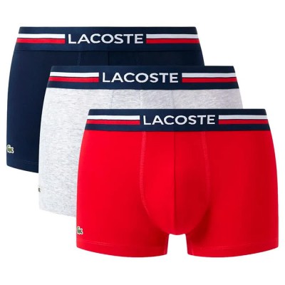 боксерки,мъжко,бельо,lacoste,5h2390,00,trunk,boxers,3,units,multicolor,(navy,blue,silver,chine,re)
