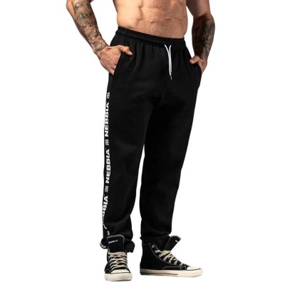 анцуг,мъжки,анцузи,nebbia,training,hero,296,tracksuit,pants,black,(black)