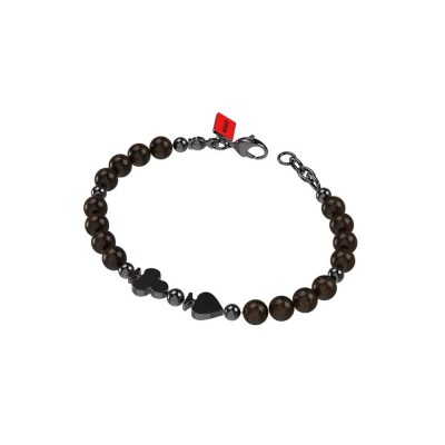 бижутерия,hugo,50566275,red,bracelet,silver,(brown,overflow)